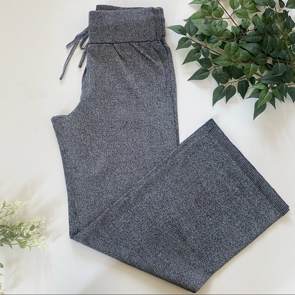 Shimmer Grey Wide Leg Lounge Pants - Picture 1 of 6
